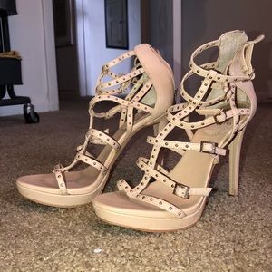 Vince Camuto Strappy Studded Salato Heels